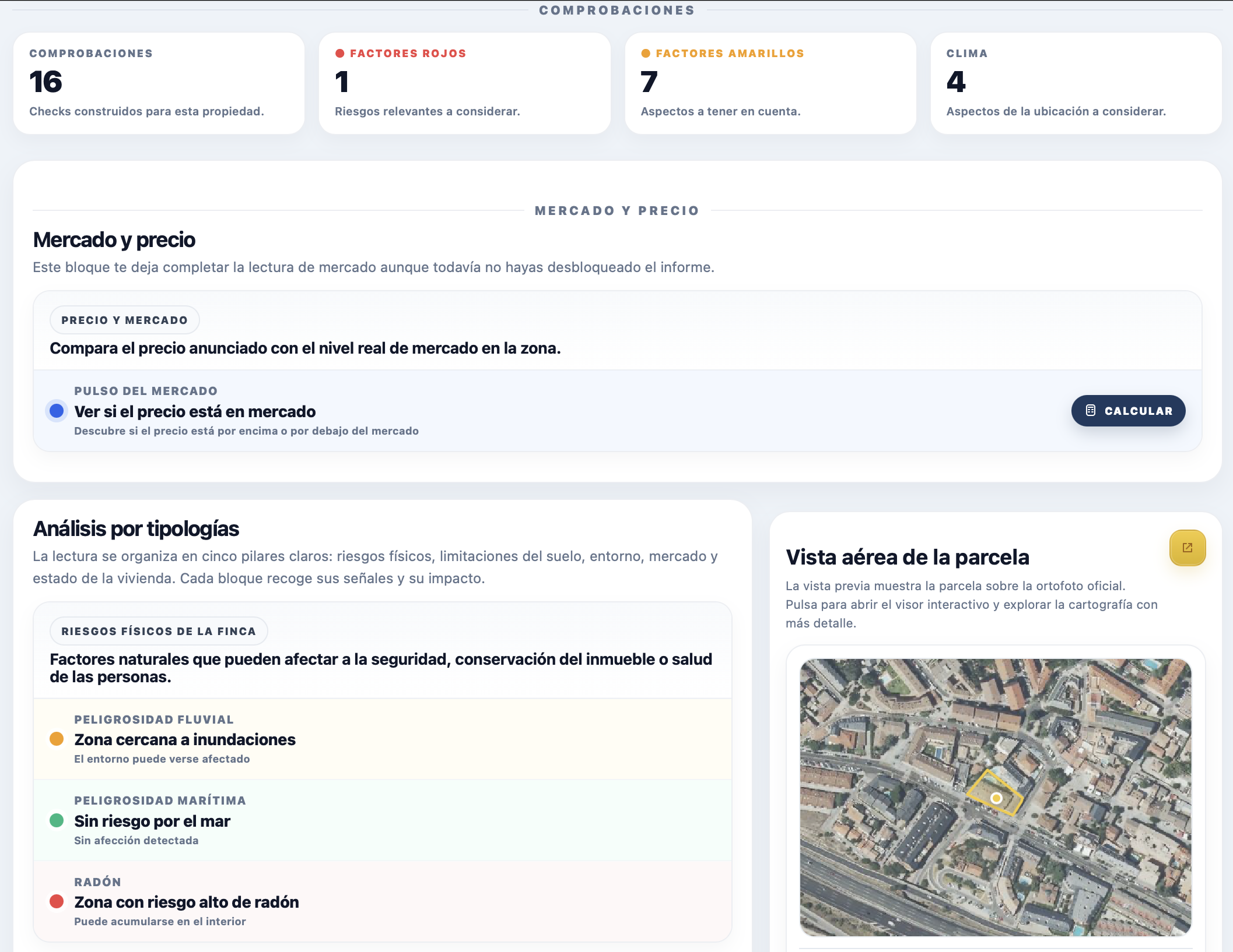 Vista previa real del informe de Hogarfax para la RC 1423002VK2912S0026SS